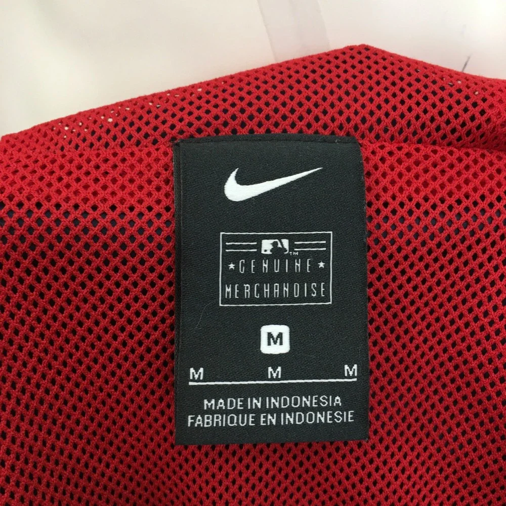 Nike Boston Red Sox MLB Pullover Windbreaker Anorak Jacket Half Zip Mens‎ M